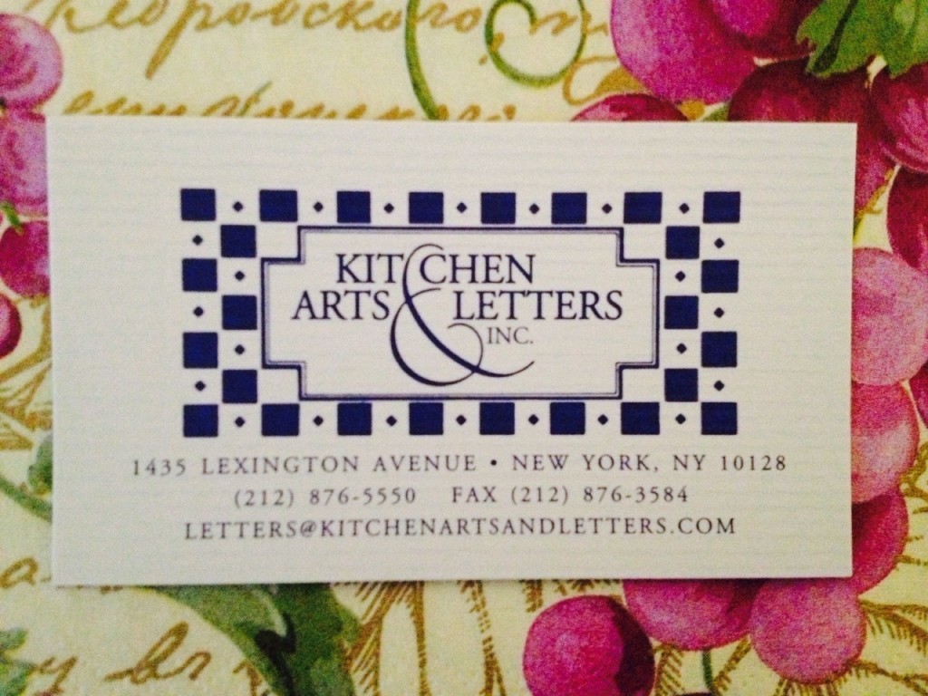 Kitchen Arts & Letters Bookstore NYC