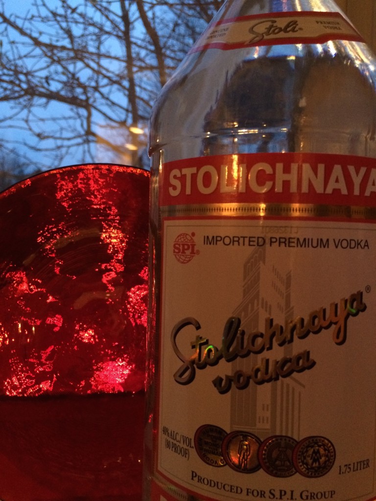 Russian vodka stolichnaya