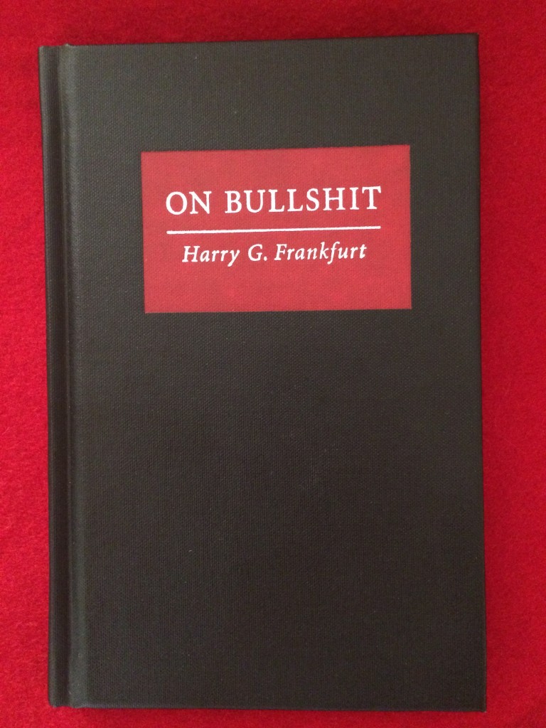 On Bullshit book by Harry Frankfurt