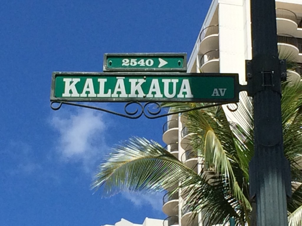Kalakaua Avenue Waikiki Beach Hawaii