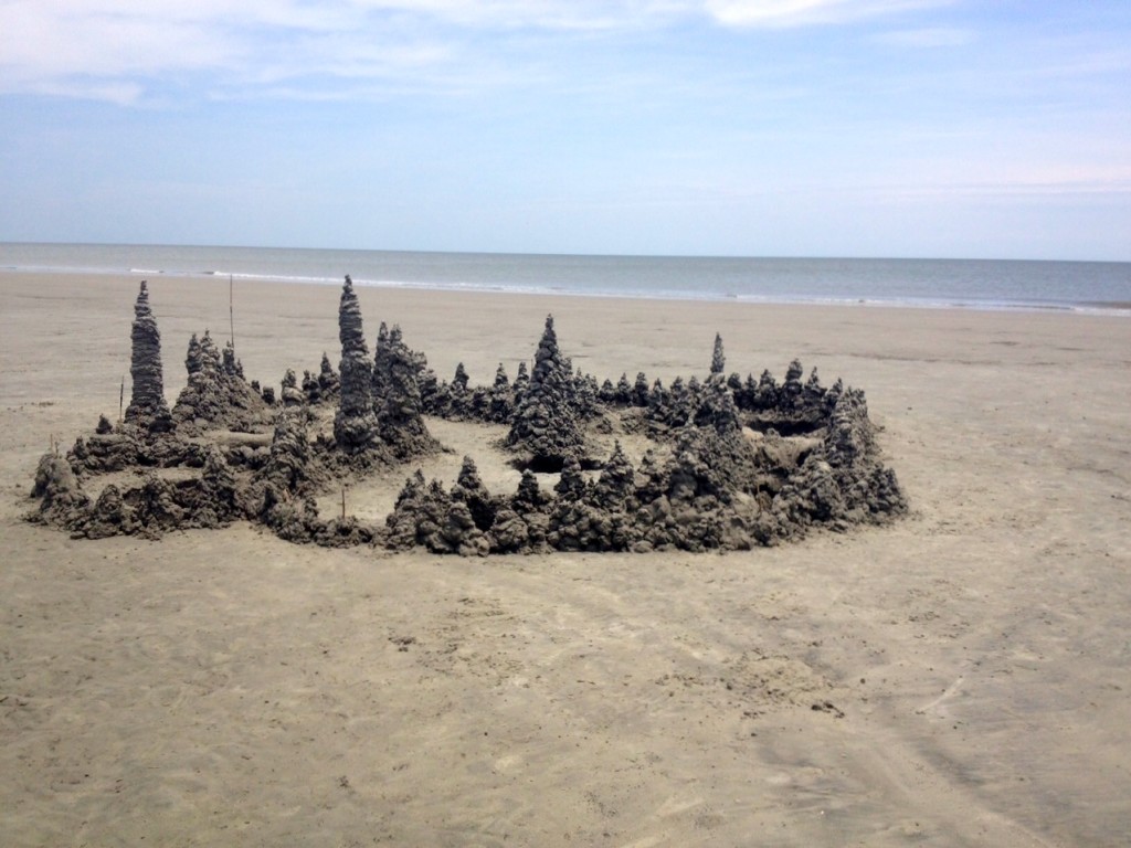 How to make a sandcastle